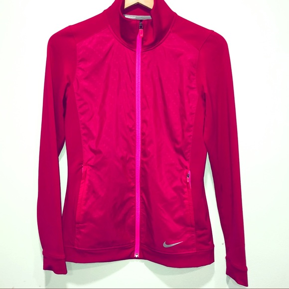 Nike Jackets & Blazers - Nike Golf jacket hot pink sz small